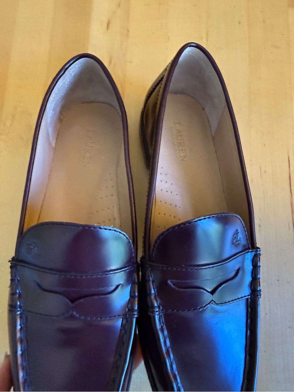 Ralph Lauren Wynnie Leather Loafers 10B *EUC* - Picture 11 of 13